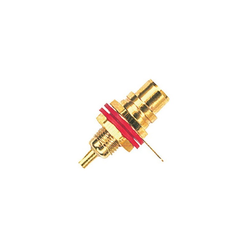 PROEL STAGE FRCA10RD PROEL RCA CONNECTORS gniazdo żeńskie RCA do montażu panelowego